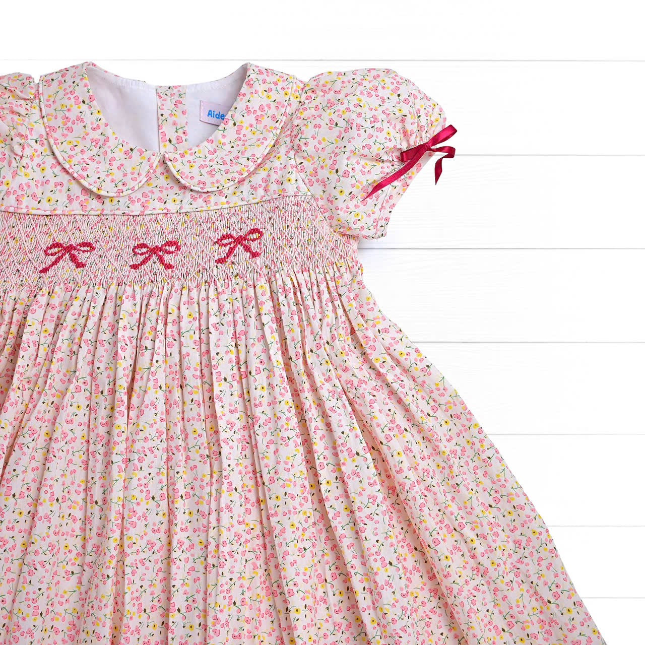 Triple Bow Smock, Dress