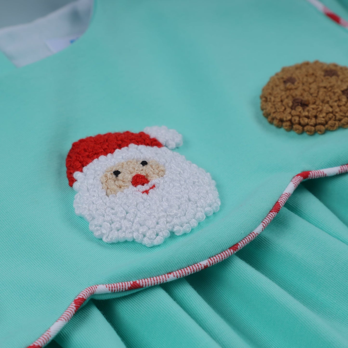 Santa Milk Cookie Pant Set, Turquoise