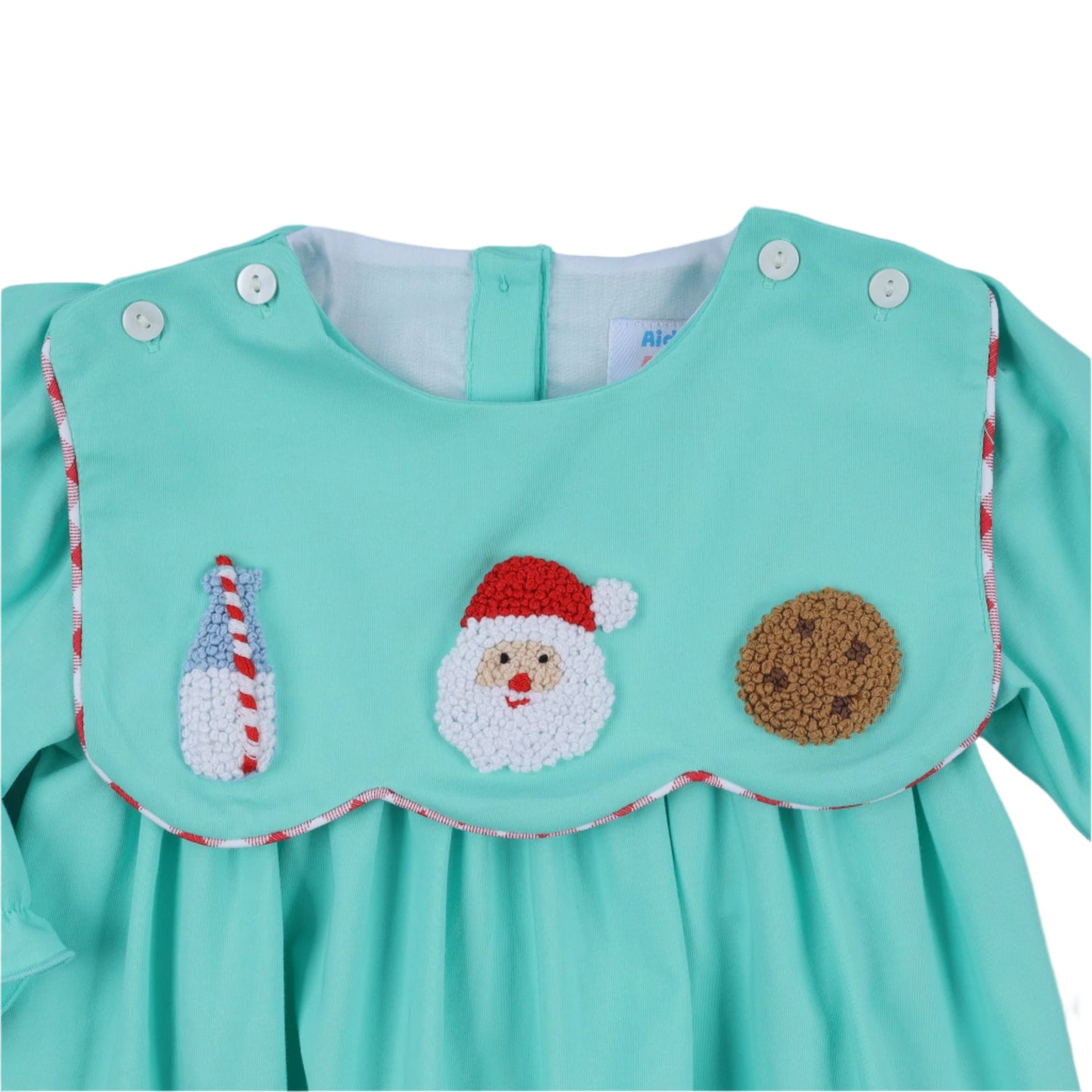 Santa Milk Cookie Pant Set, Turquoise