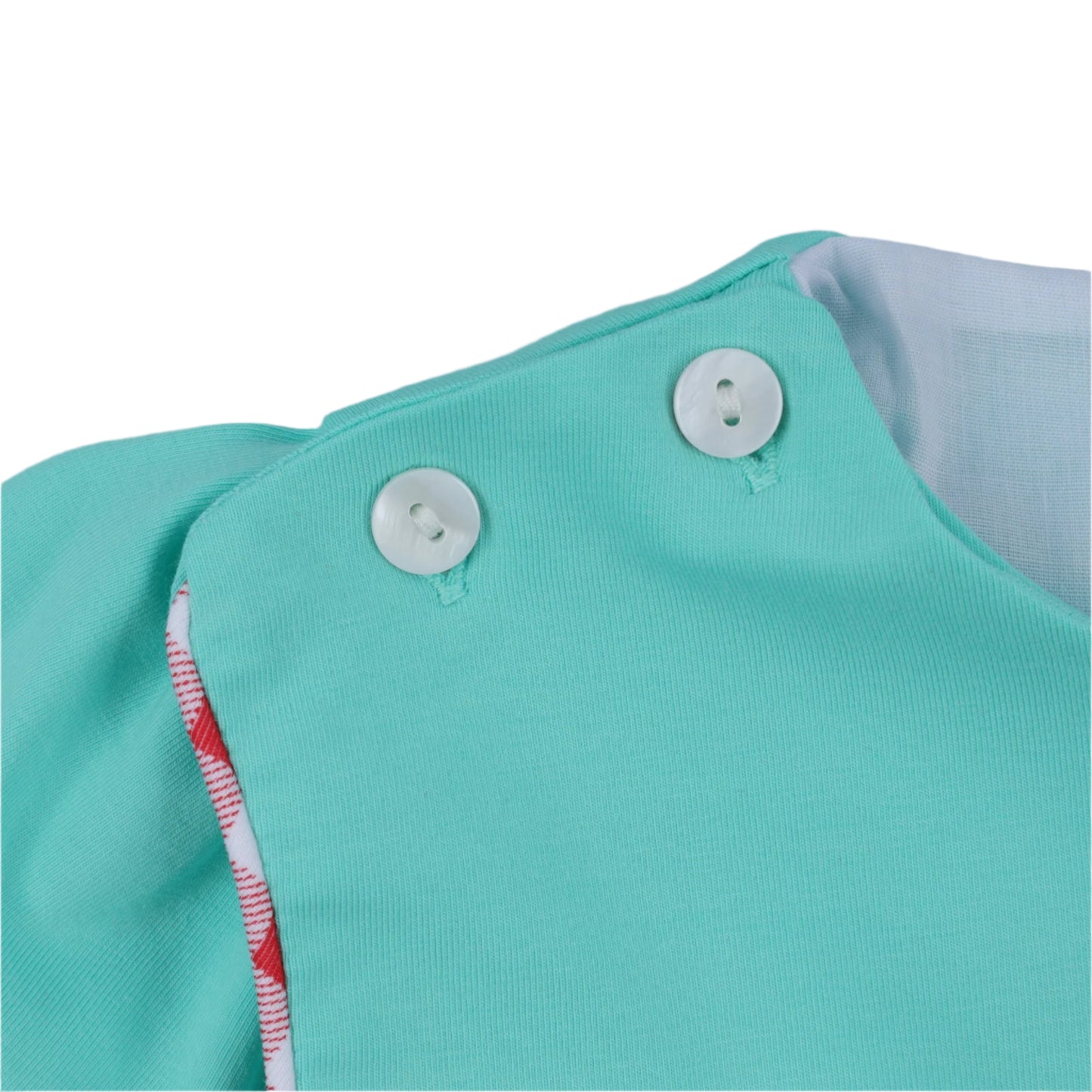Santa Milk Cookie Pant Set, Turquoise