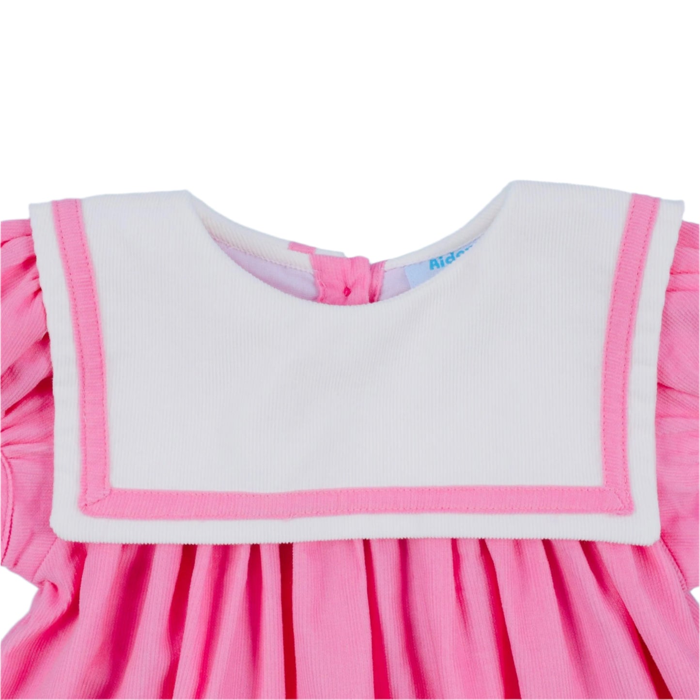 Bib Collar Dress, Pink Aiden and Alivia Shop Bib Collar Dress, Pink Aiden and Alivia Shop