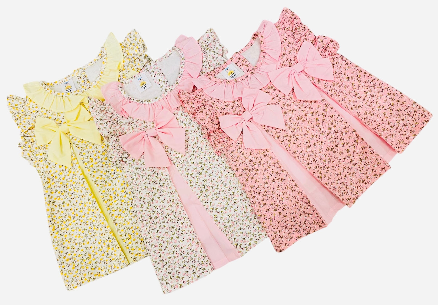 Floral Flutter Side Tie Bloomer Set