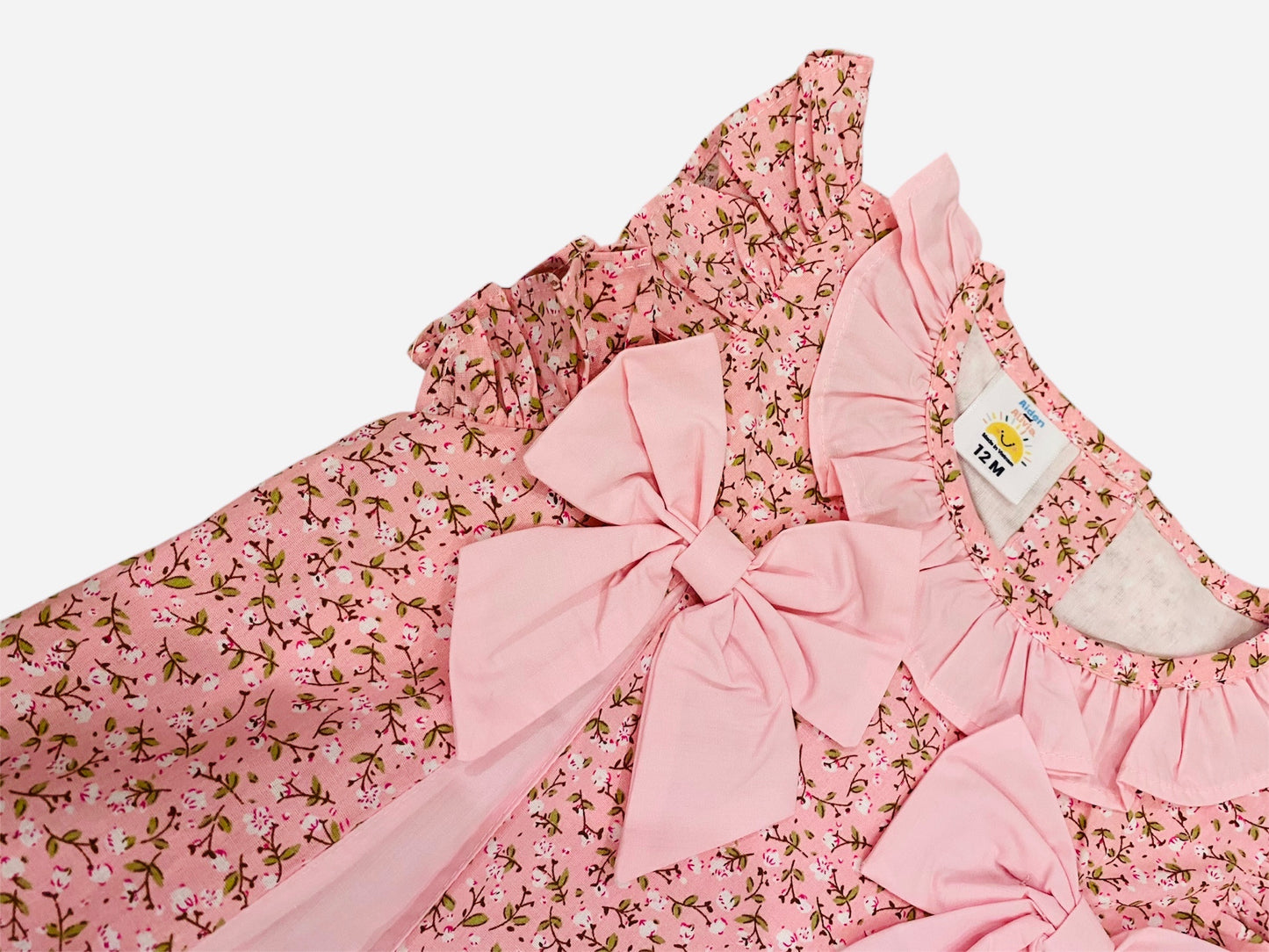 Floral Flutter Side Tie Bloomer Set
