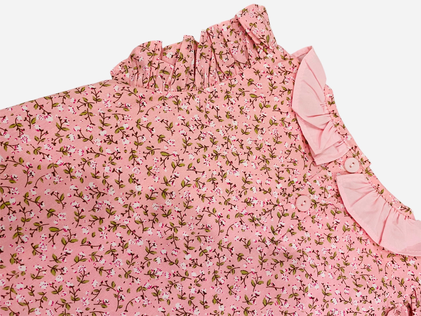 Floral Flutter Side Tie Bloomer Set