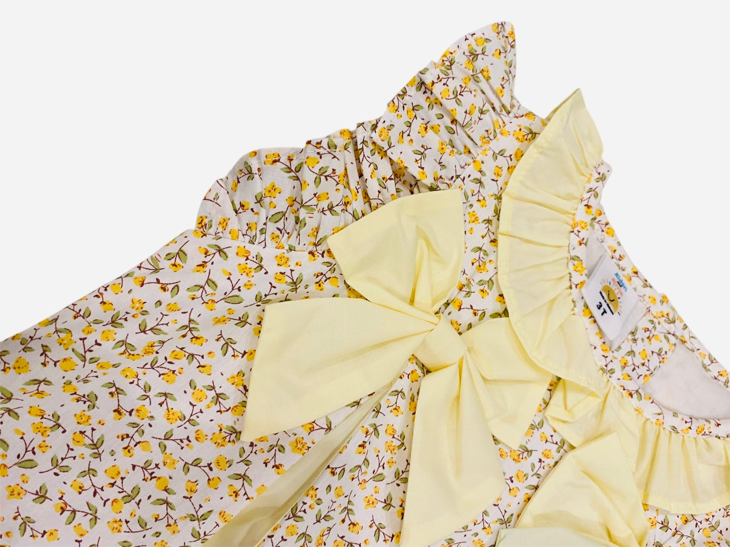 Floral Flutter Side Tie Bloomer Set