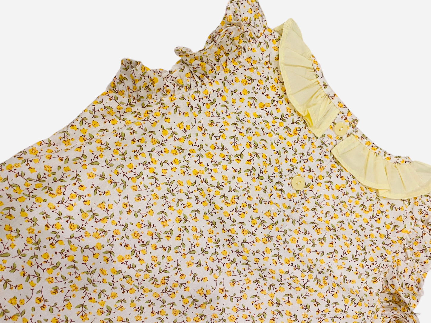 Floral Flutter Side Tie Bloomer Set